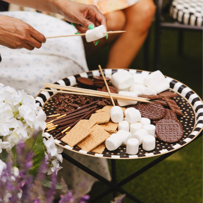 Tilt Top Black Tripod Table image number 4
