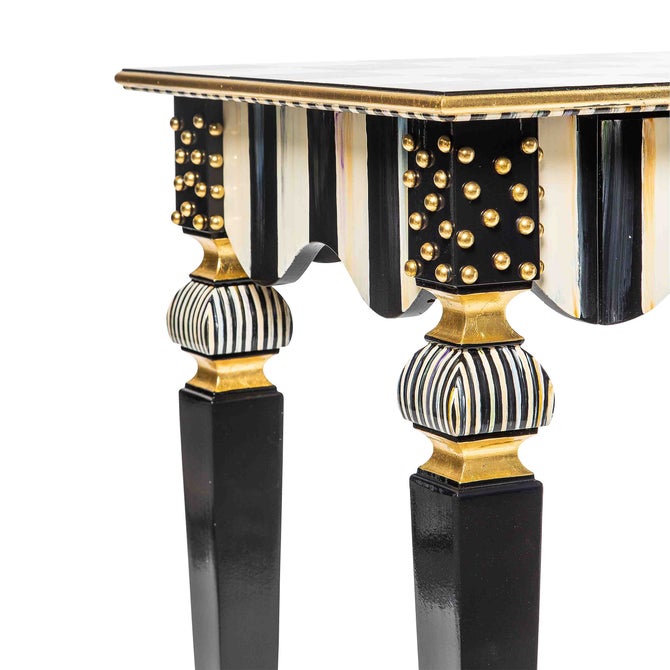 Courtly Check & Stripe Side Table image number 5