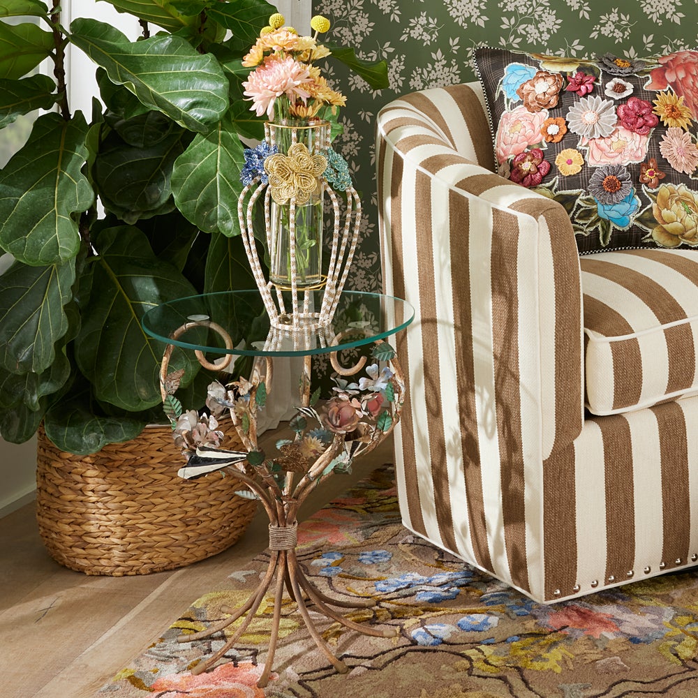 Field Study Round Accent Table mackenzie-childs Panama imagen 2