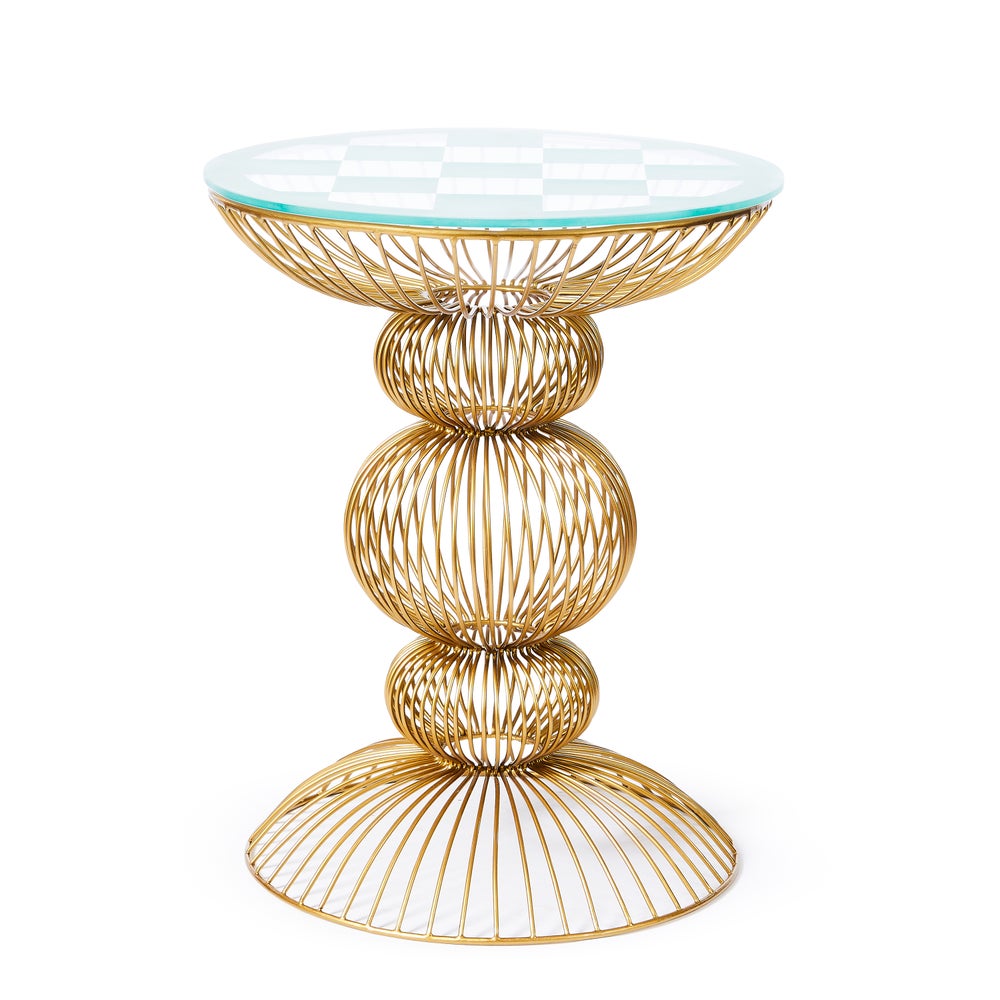 Gambit Wire Accent Table mackenzie-childs Panama imagen 1
