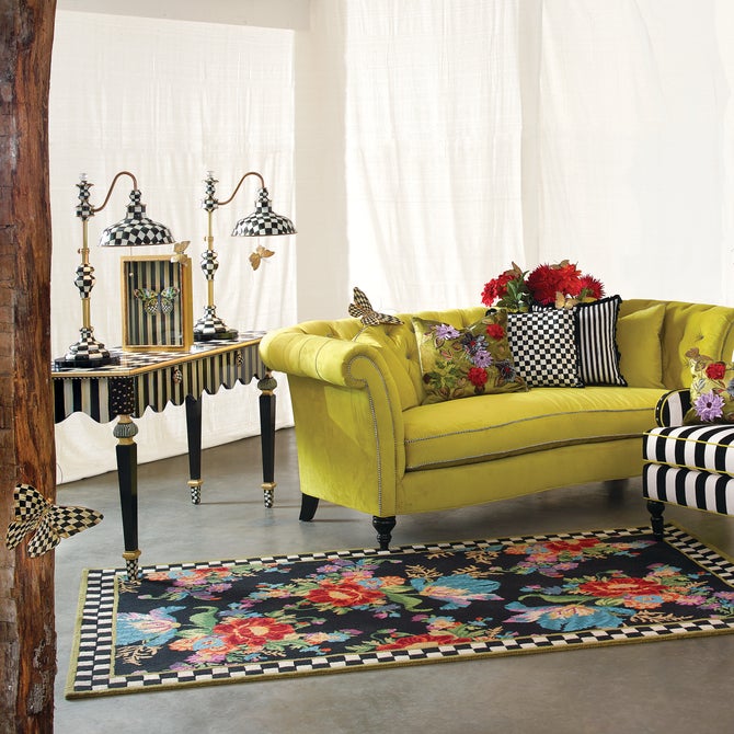 Courtly Stripe Console Table image number 10
