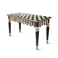 Courtly Stripe Console Table