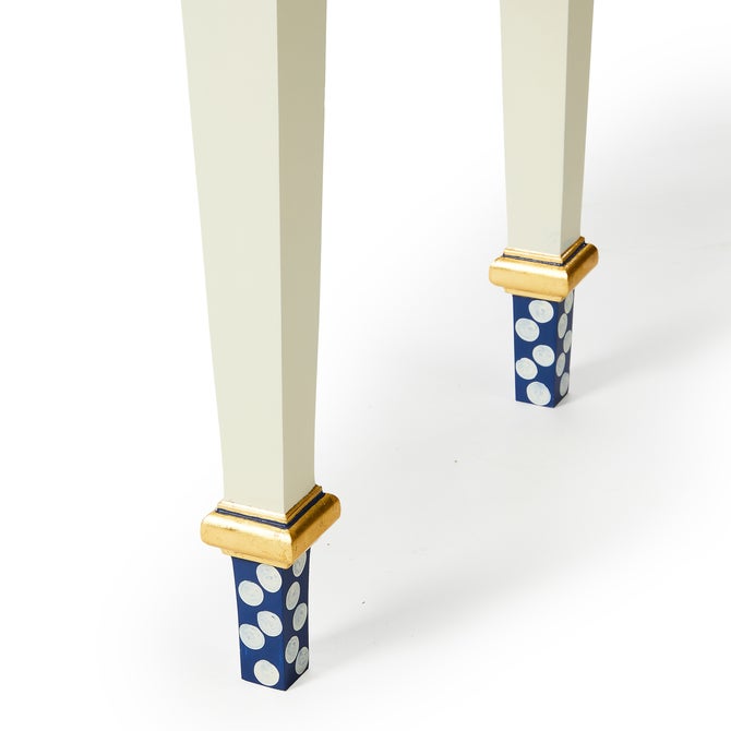 Royal Check & Stripe Console Table image number 3