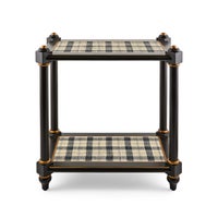 Mad for Plaid Accent Table