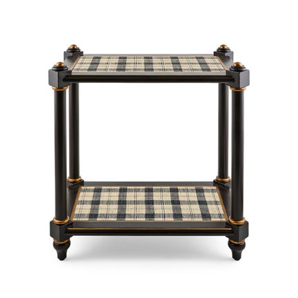 Mad for Plaid Accent Table