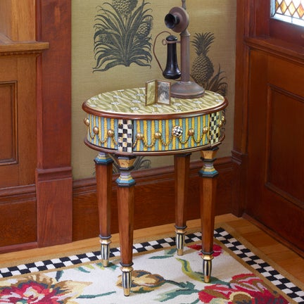 Boutonniere Oval Accent Table