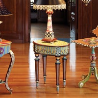 Boutonniere Oval Accent Table