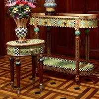 Boutonniere Oval Accent Table