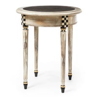 Tuscan Farm Round Accent Table