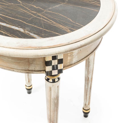 Tuscan Farm Round Accent Table