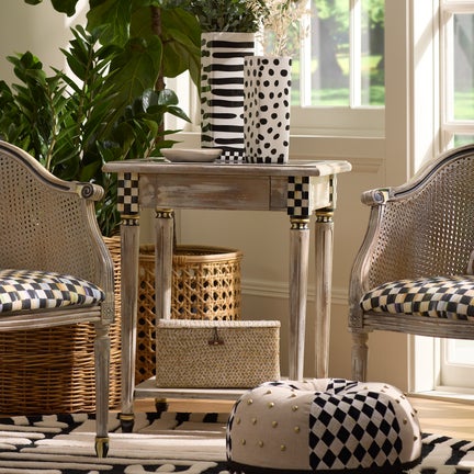 Tuscan Farm Square Accent Table