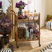 Wild Indoors Rattan Bar Cart