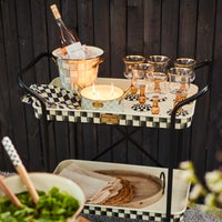 Courtly Check 2-Tier Kitchen Cart