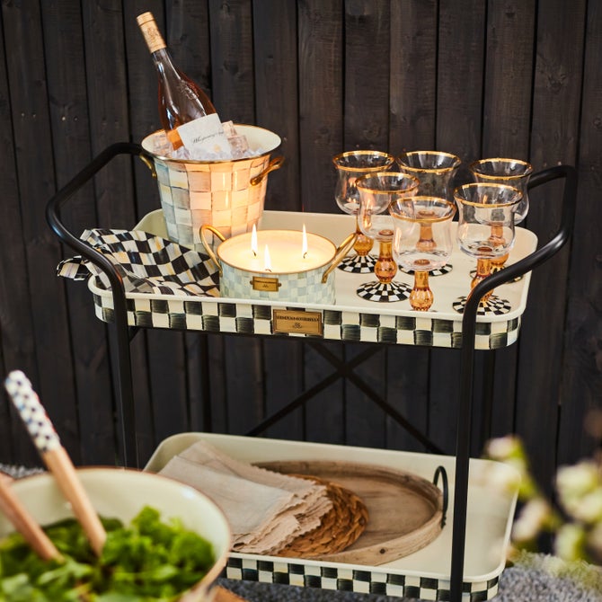 Courtly Check 2-Tier Kitchen Cart image number 5