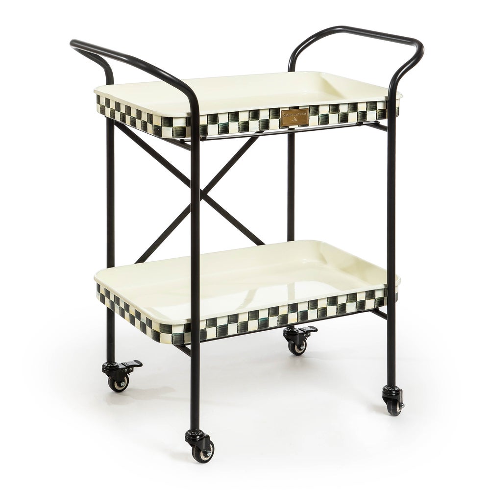 Courtly Check 2-Tier Kitchen Cart mackenzie-childs Panama imagen 1