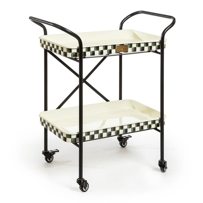 Courtly Check 2-Tier Kitchen Cart image number 0