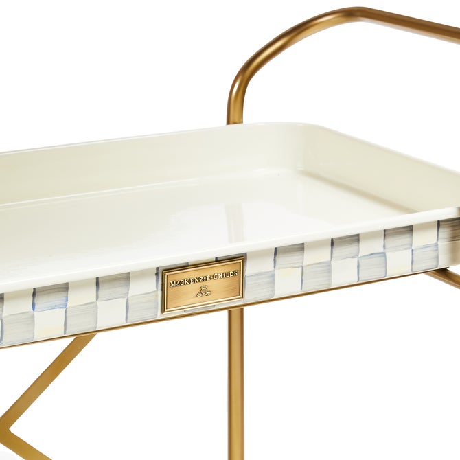 Sterling Check 2-Tier Kitchen Cart image number 2