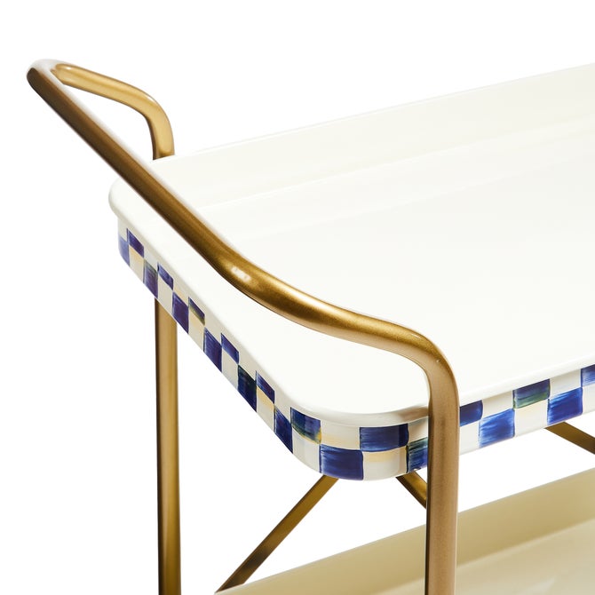 Royal Check 2-Tier Kitchen Cart image number 2