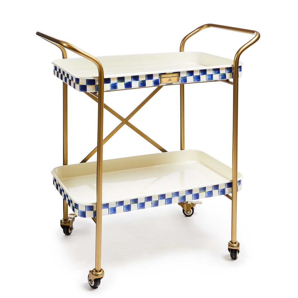 Royal Check 2-Tier Kitchen Cart mackenzie-childs Panama imagen 1