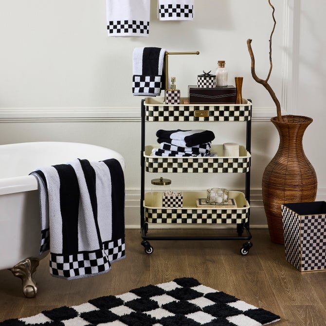 Courtly Check 3-Tier Kitchen Cart image number 2
