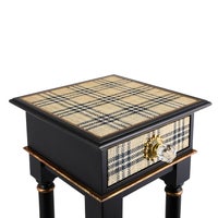 Mad for Plaid Tiny Table