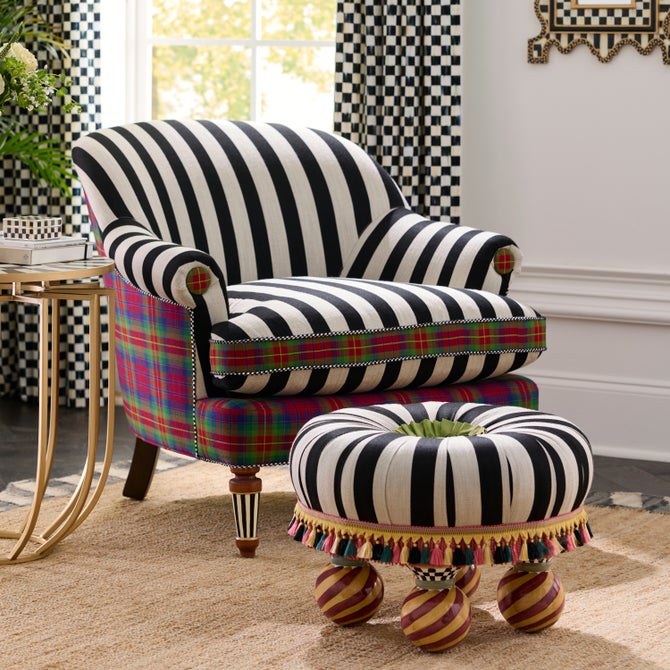 On Wall Street Accent Chair image number 1