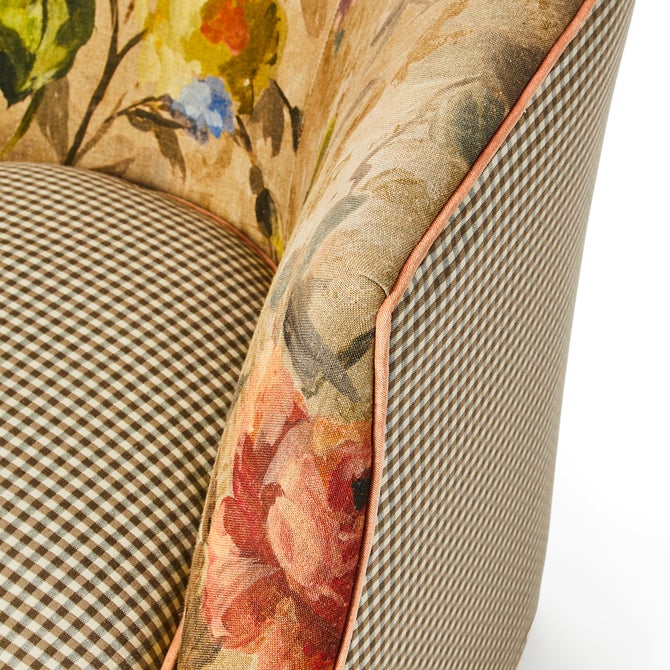 Field Study Floral & Gingham Accent Chair image number 4