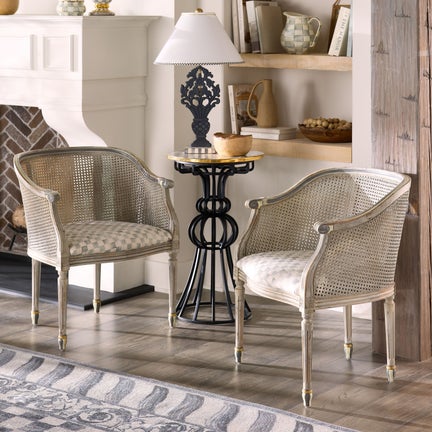 Sterling Check Perfetto Accent Chair