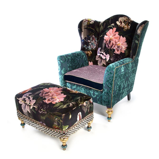 Moonlight Garden Off The Record Wing Chair II image number 2