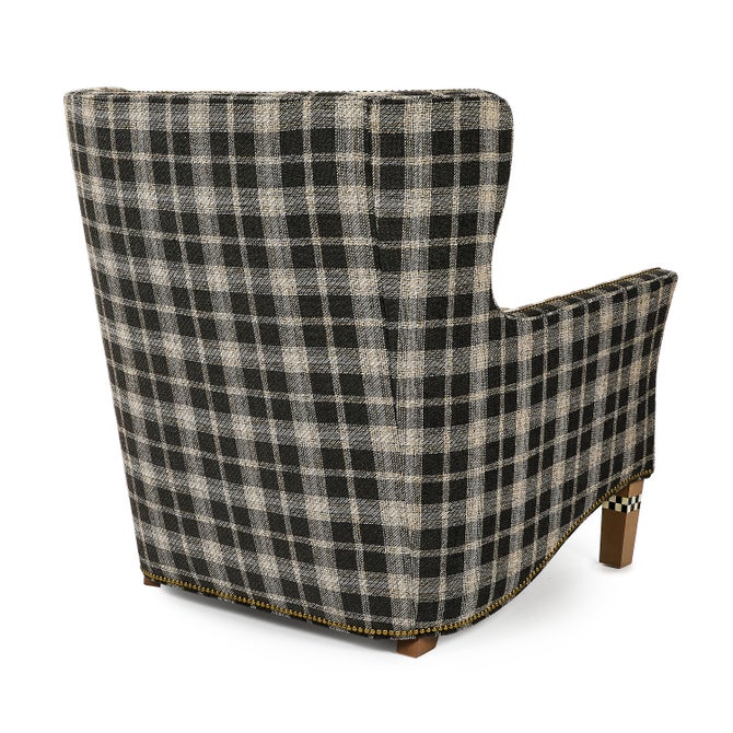 Mad for Plaid Wing Chair image number 4