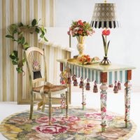 Light Flower Basket Side Chair