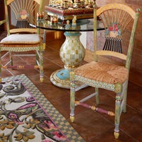 Light Flower Basket Side Chair