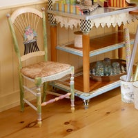 Light Flower Basket Side Chair