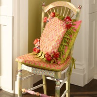 Light Flower Basket Side Chair