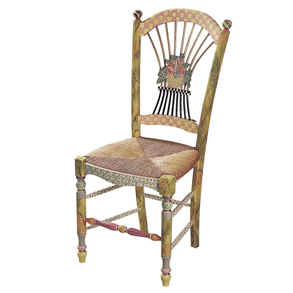 Light Flower Basket Side Chair mackenzie-childs Panama imagen 1