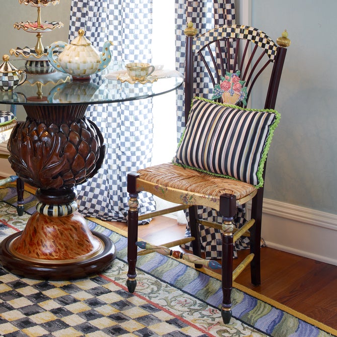 Dark Flower Basket Side Chair image number 3