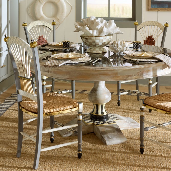 Sterling Check Flower Basket Side Chair image number 7