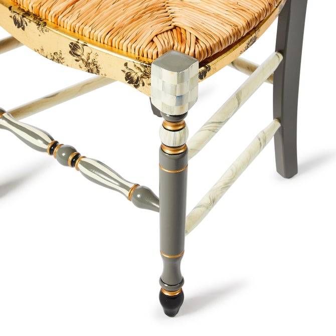 Sterling Check Flower Basket Side Chair image number 3