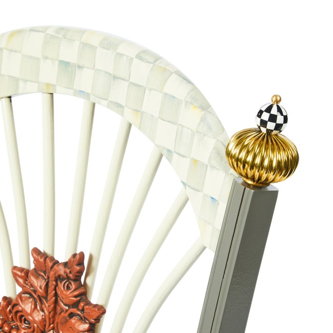 Sterling Check Flower Basket Side Chair image number 4