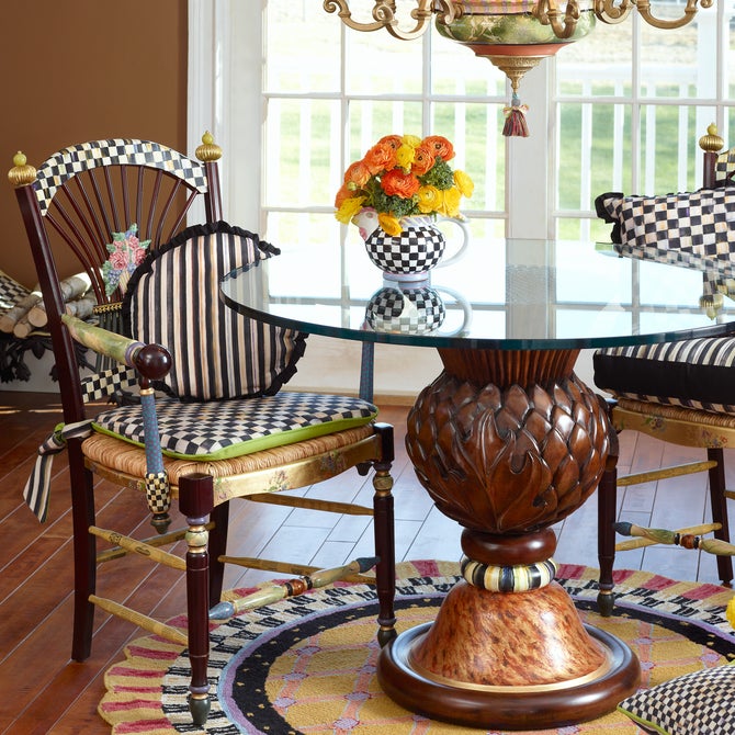 Dark Flower Basket Armchair image number 9