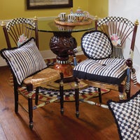 Dark Flower Basket Armchair