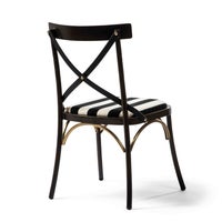 Flatiron Black Stripe Dining Chair