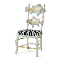 Freckle Fish Chair - Black & White Seat