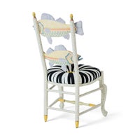 Freckle Fish Chair - Black & White Seat