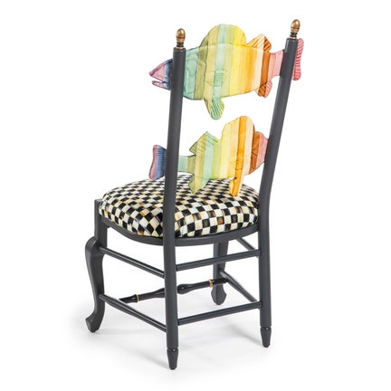 Dark Rainbow Fish Chair