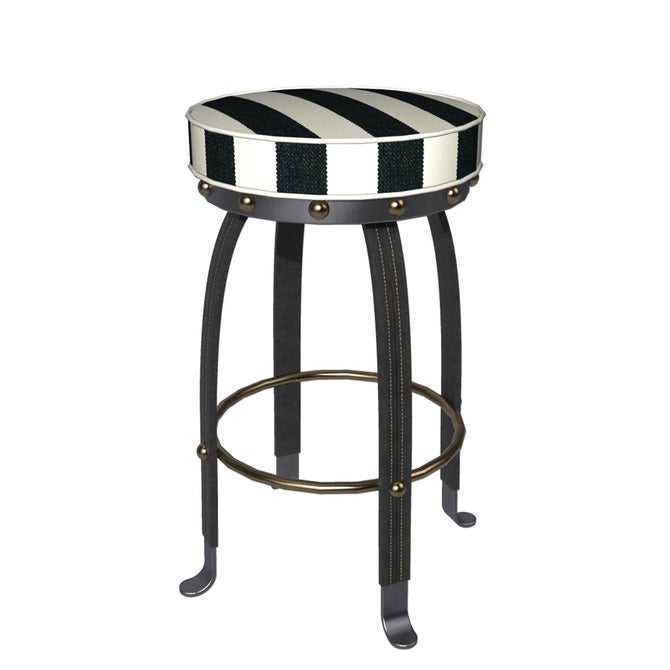 Flatiron Black Stripe Bar Stool image number 0