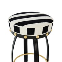Flatiron Black Stripe Counter Stool