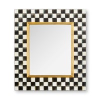 Courtly Check Enamel Wall Mirror