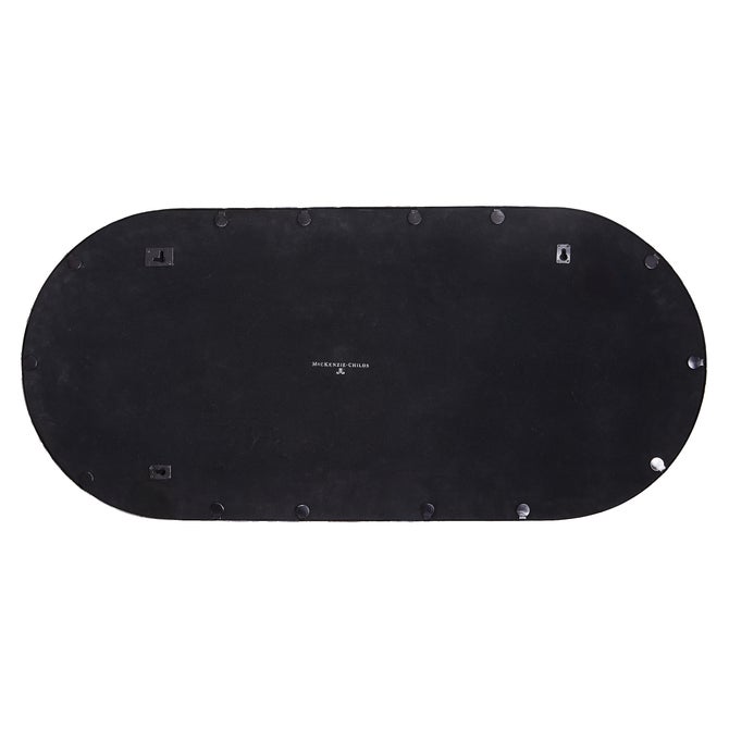 Black Tie Oval Wall Mirror image number 1