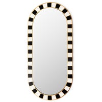 Black Tie Oval Wall Mirror